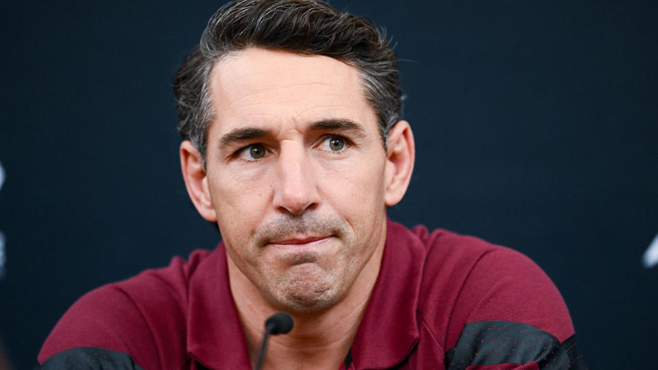 Seen here, QLD Maroons coach Billy Slater.