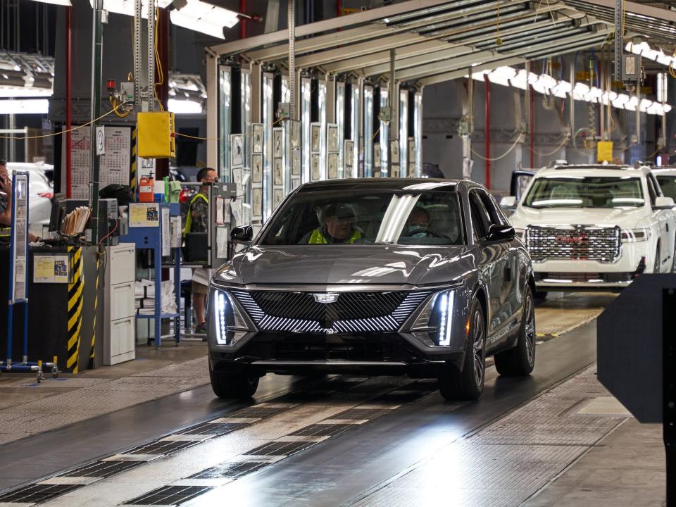 2023 GM Cadillac Lyriq start of production