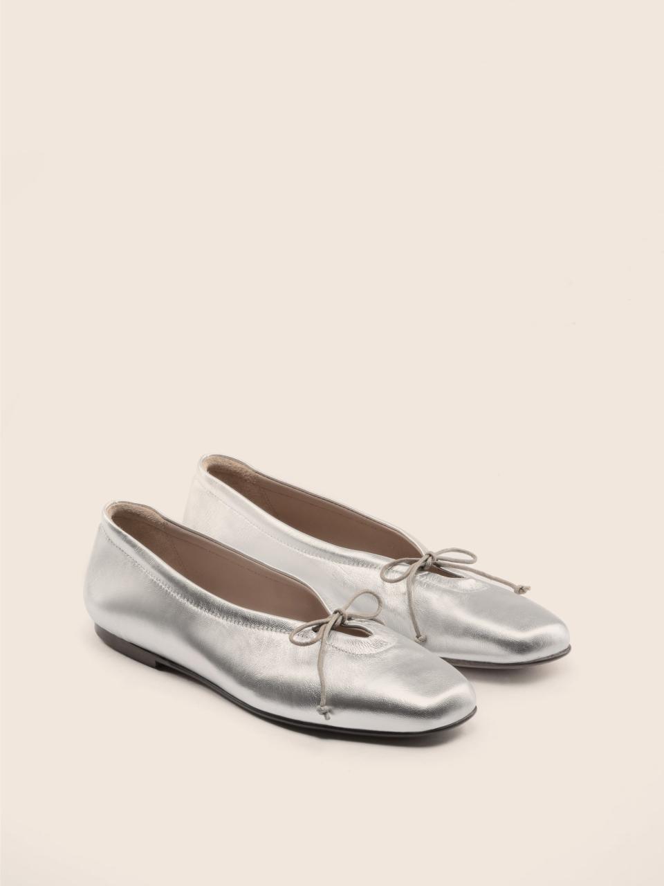 <p><a href="https://go.redirectingat.com?id=74968X1596630&url=https%3A%2F%2Fmaguireshoes.com%2Fproducts%2Fprato-silver-ballerina&sref=https%3A%2F%2Fwww.cosmopolitan.com%2Fstyle-beauty%2Ffashion%2Fg45574614%2Fbest-flats-for-wide-feet%2F" rel="nofollow noopener" target="_blank" data-ylk="slk:Shop Now;elm:context_link;itc:0;sec:content-canvas" class="link ">Shop Now</a></p><p>Prato Silver Ballerina</p><p>maguireshoes.com</p><p>$195.00</p>