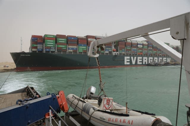 Ever Given cargo ship blocks Suez Canal