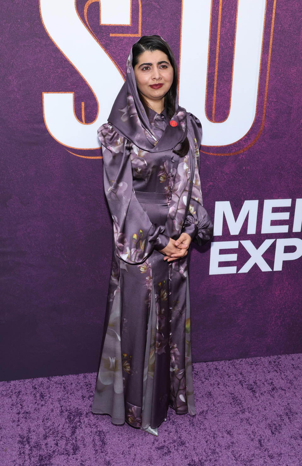 NEW YORK, NEW YORK - APRIL 18: Malala Yousafzai attends the "Suffs" Broadway Opening Night at Music Box Theatre on April 18, 2024 in New York City. (Photo by Cindy Ord/Getty Images)