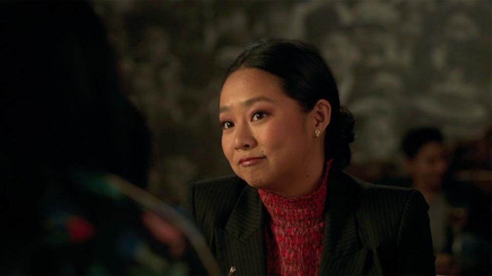 Stephanie Hsu as Soo in Shang-Chi and the Legend of the Ten Rings