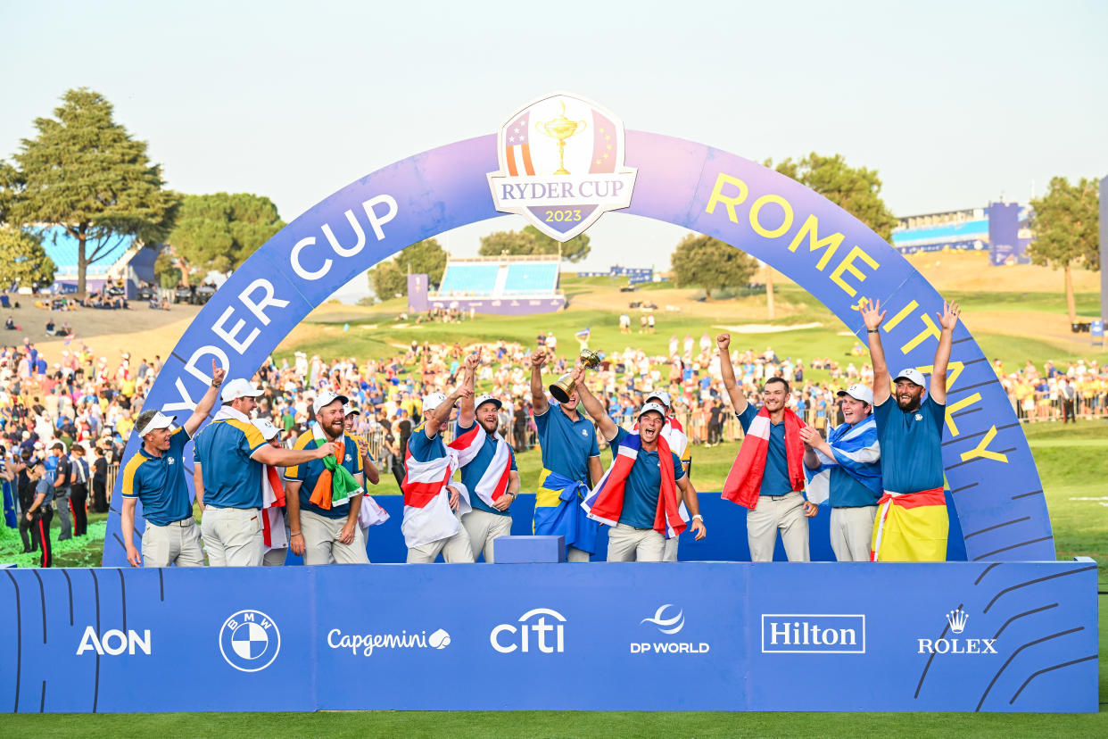 Will the U.S. ever celebrate a Ryder Cup win on European soil again? (Keyur Khamar/PGA TOUR via Getty Images)