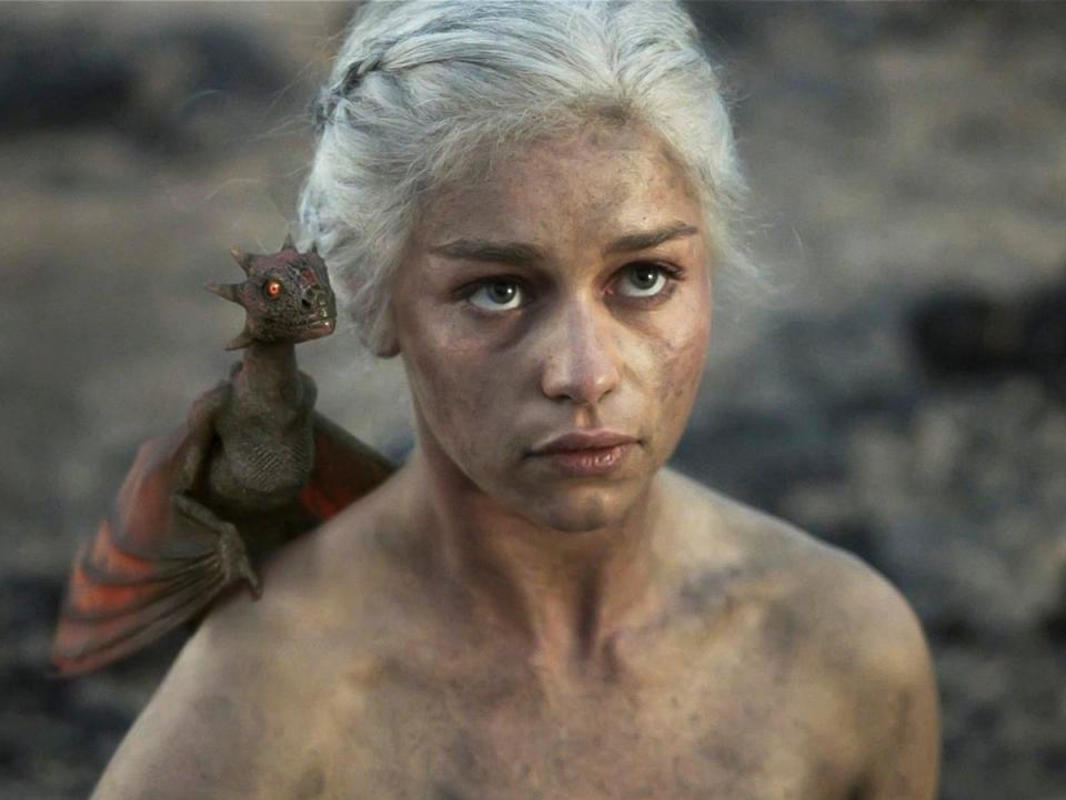 Daenerys in the ‘Game of Thrones’ season one finale (HBO)