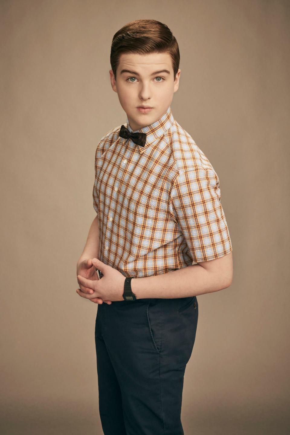 Iain Armitage as Sheldon from the CBS Original Series YOUNG SHELDON, scheduled to air on the CBS Television Network.