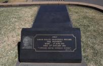 Grave of Sarah Francesca "Sally" Mugabe, the first wife of Robert Mugabe and the First Lady of Zimbabwe, is seen at the National Heroes Acre in Harare