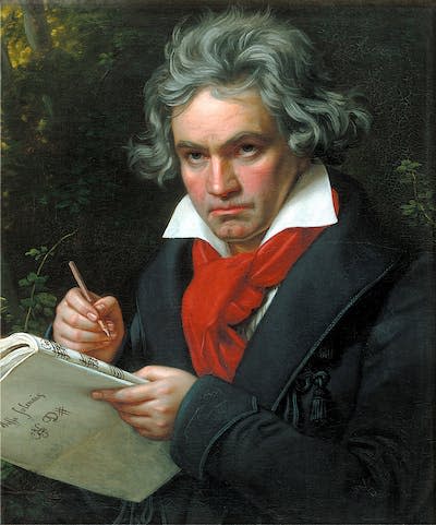 Beethoven vivió de 1770 a 1827. Wikimedia