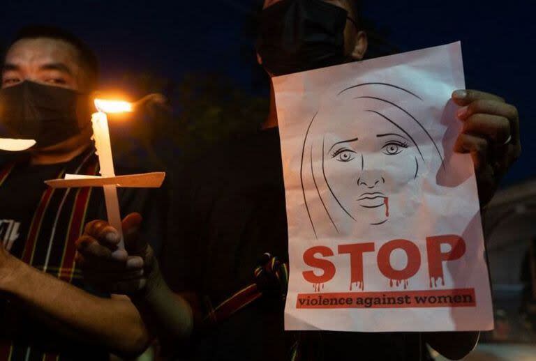 Manifestación tras una agresión sexual  en Guwahati, en el noreste de la India