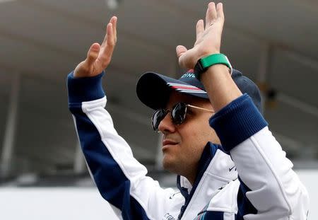 FILE PHOTO: Formula One F1 - Japanese Grand Prix 2017 - Suzuka Circuit, Japan - October 5, 2017. Williams' Felipe Massa attends a fan event. REUTERS/Toru Hanai