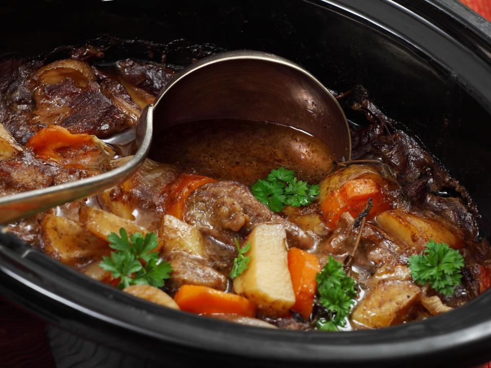 slow cooker stew crock pot