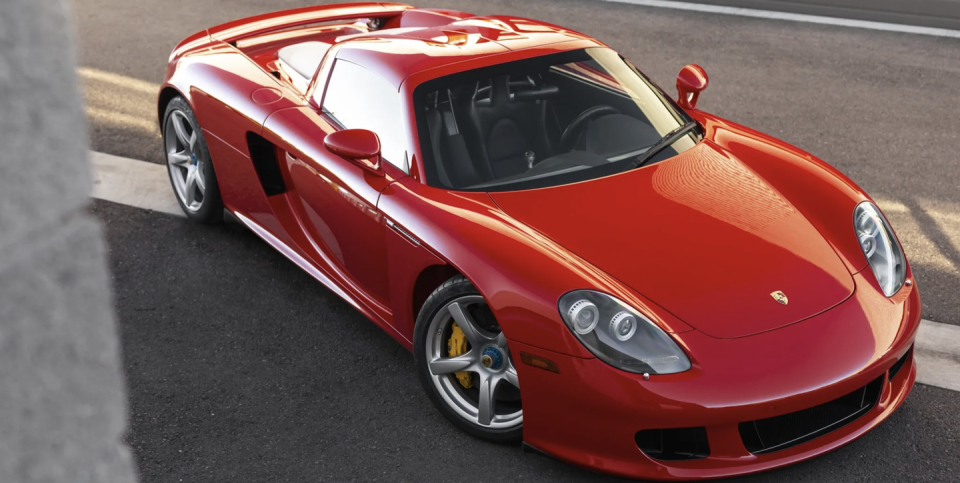 2005 porsche carrera gt red