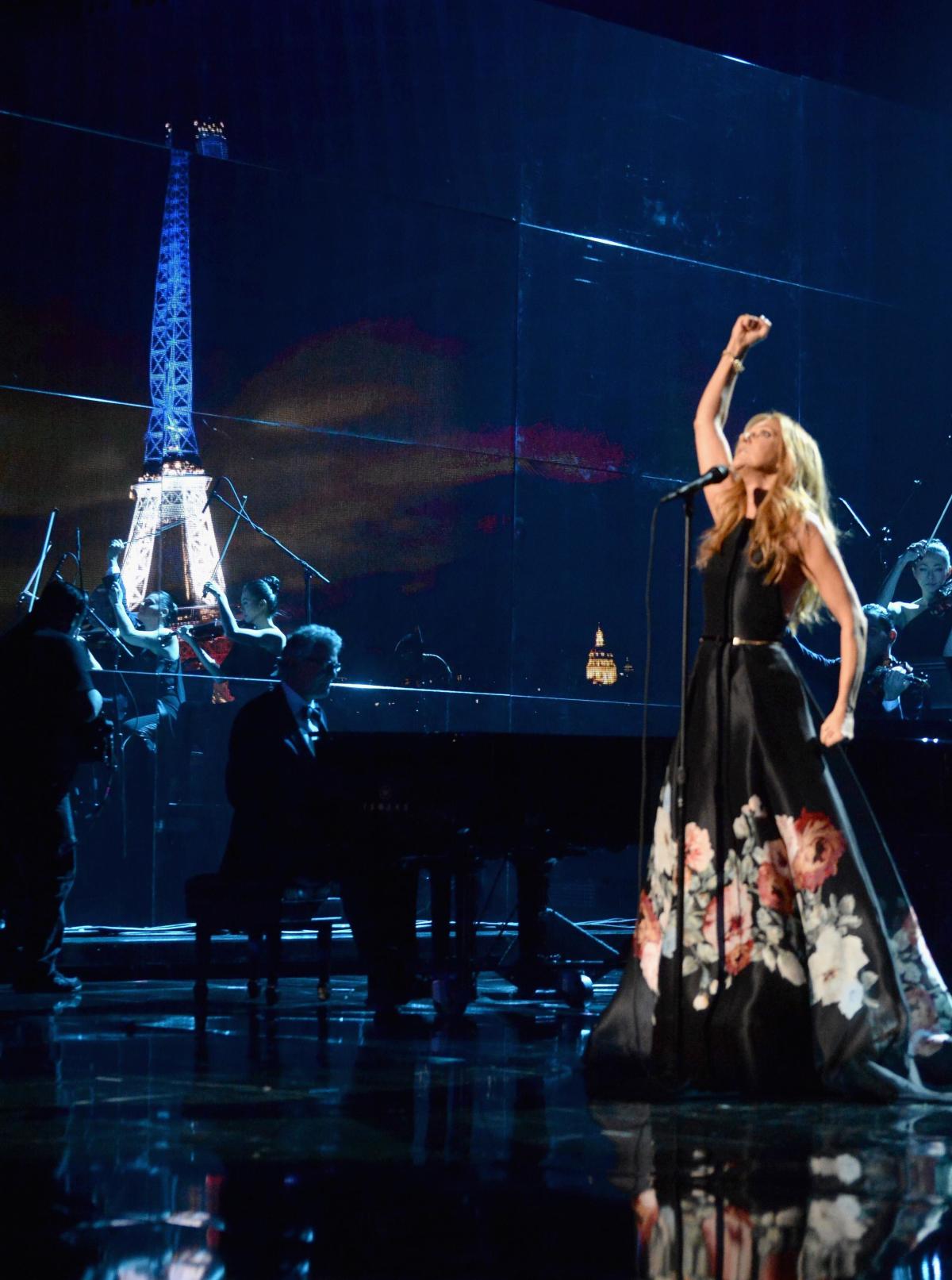 Celine Dion Performs Edith Piaf Classic in Tribute to Paris