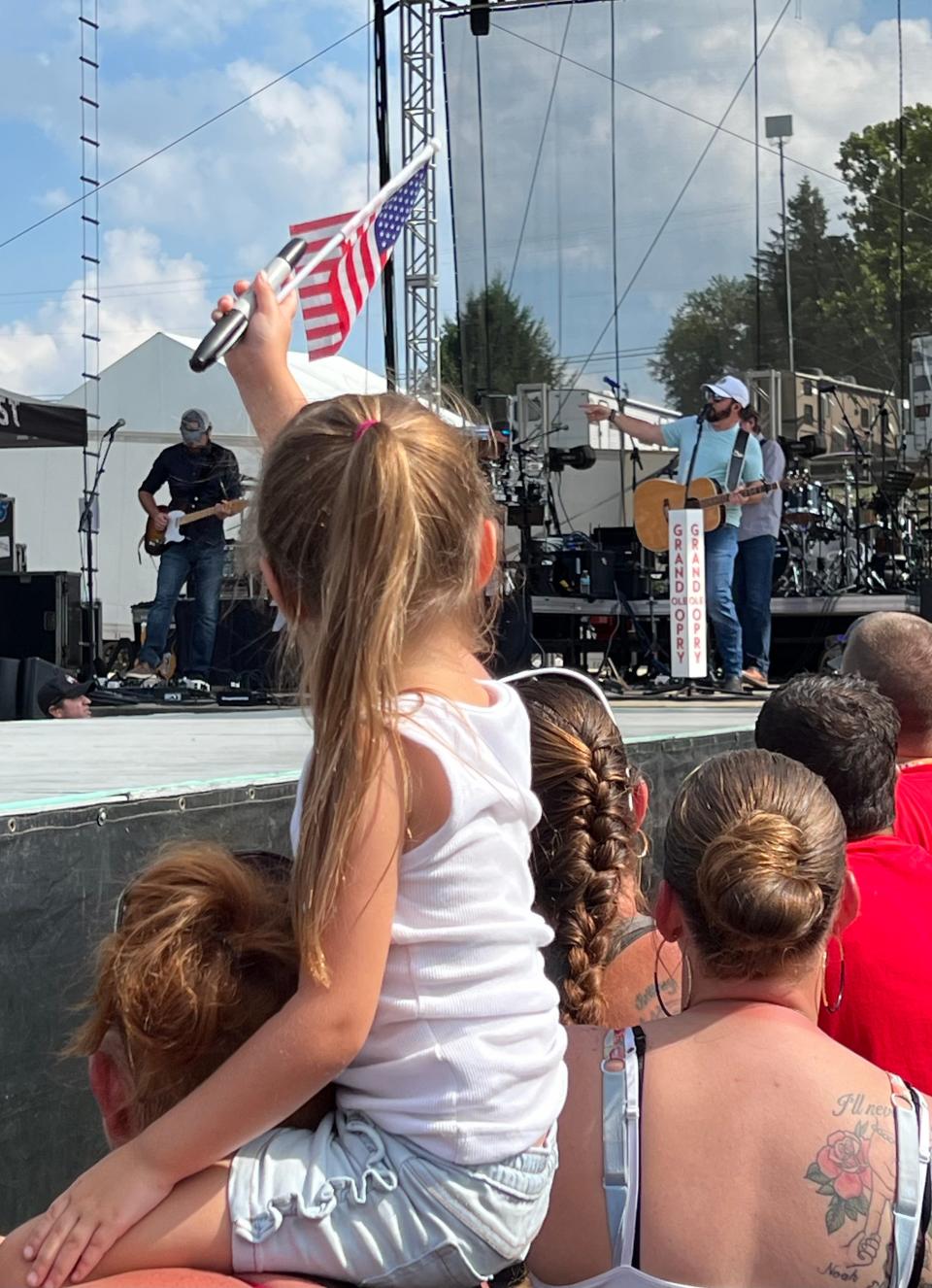 The Neon Nights country music festival started Friday at Clay's Resort Jellystone Park amphitheater. The event continues Saturday with Wynonna Judd, Tim McGraw and other performers.
