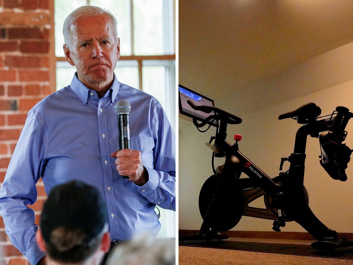 joe biden peloton