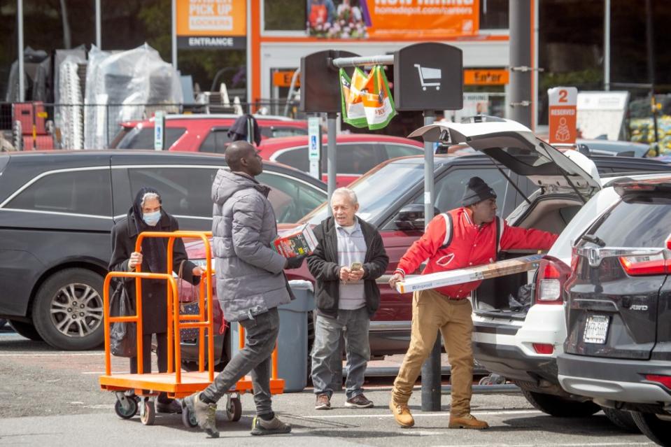 “When they’re following you to your car, it’s unnerving,” said a Home Depot employee outside the store in Throggs Neck, the Bronx. Aristide Economopoulos