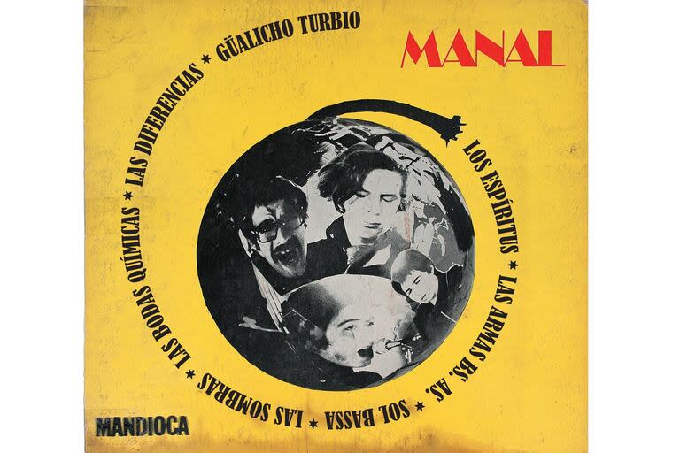 La tapa del primer disco de Manal, el álbum homónimo de 1970