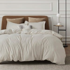 Bedsure Linen Duvet Cover Set