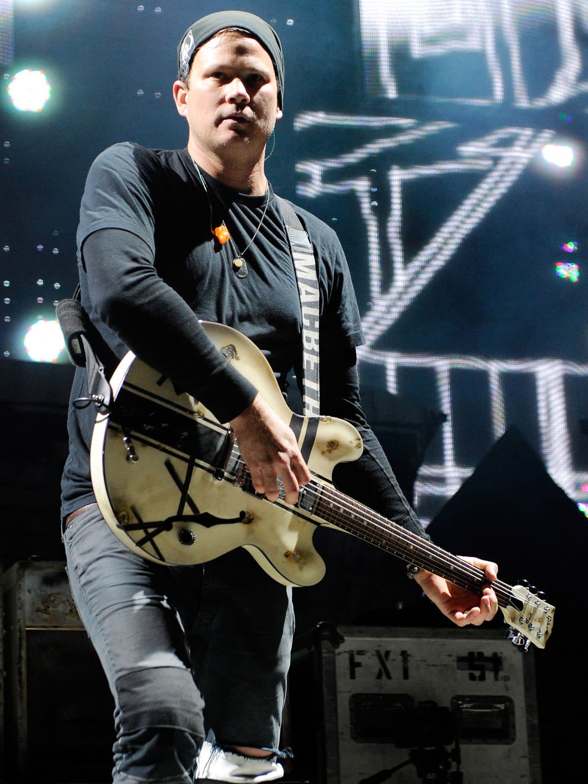 Mr DeLonge says he’s getting approached by fans of not just his music but also his extraterrestrial research (Getty)