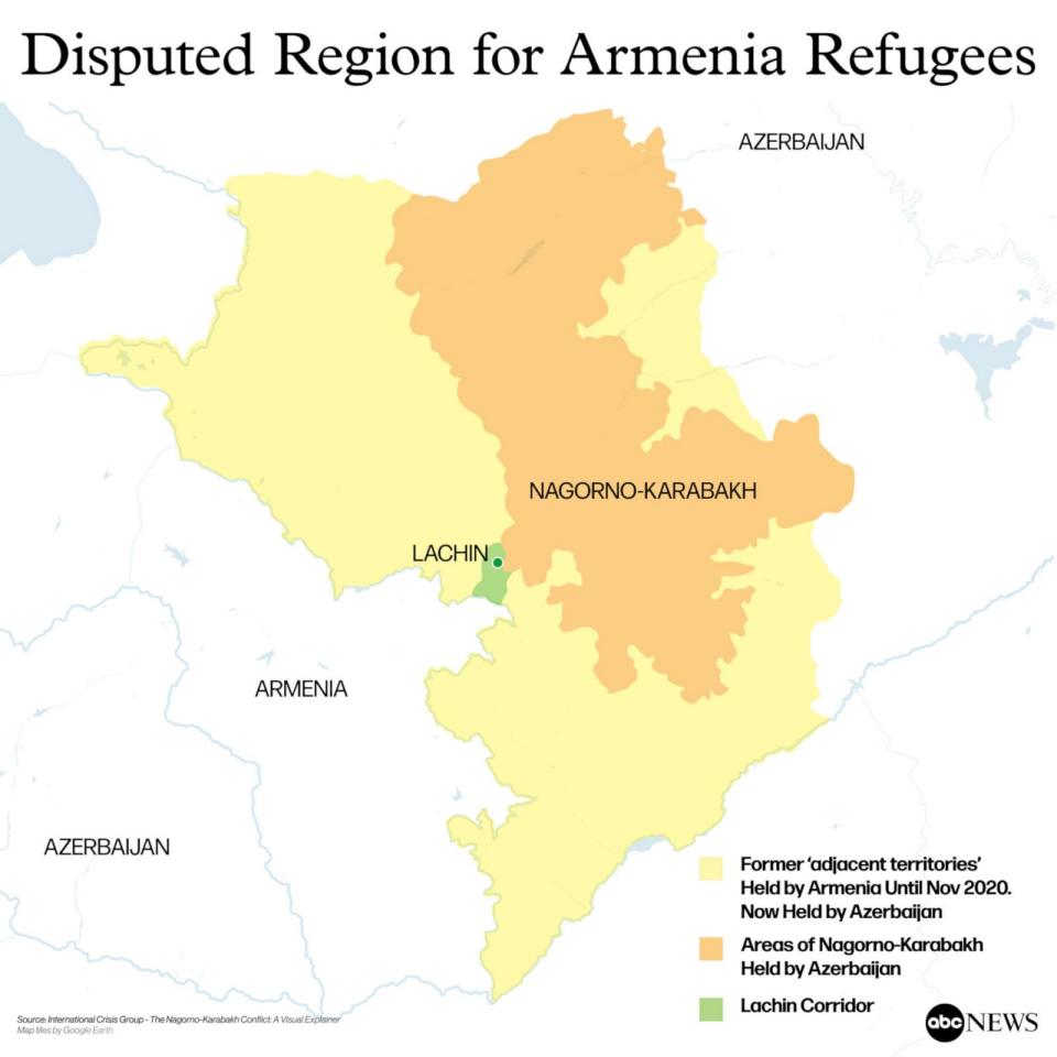 PHOTO: Disputed Region for Armenia Refugees (ABC News Illustration)