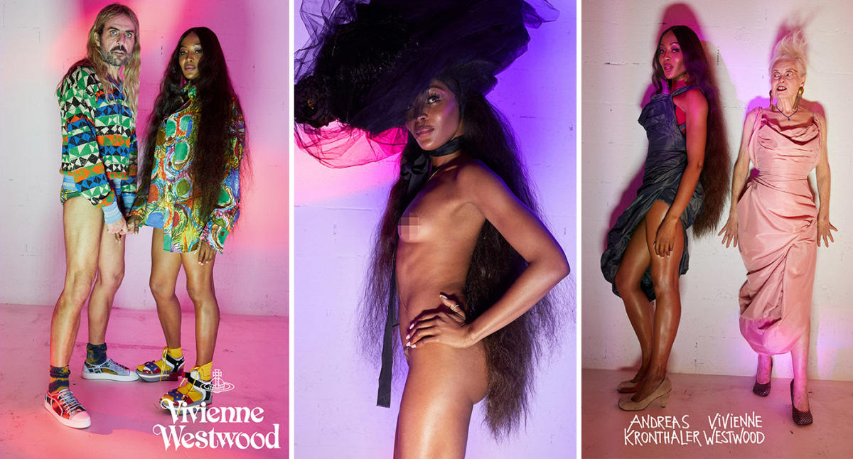 Naomi Campbell goes nude in Vivienne Westwood SS20 campaign