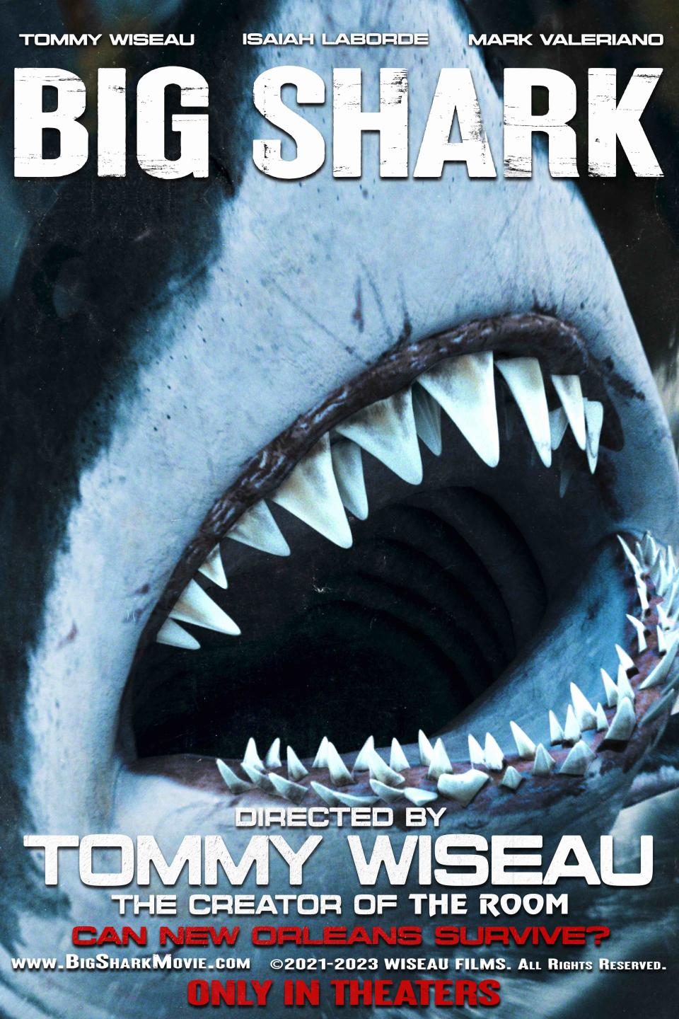 big shark poster tommy wiseau new film