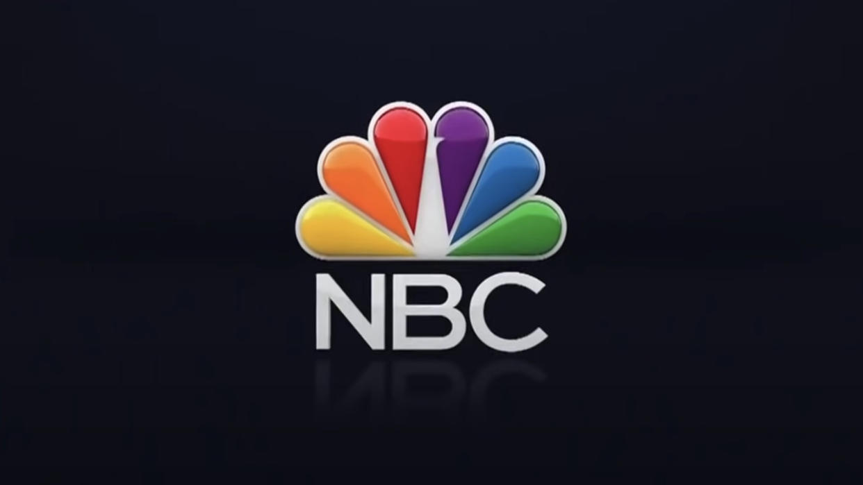  NBC's logo. 