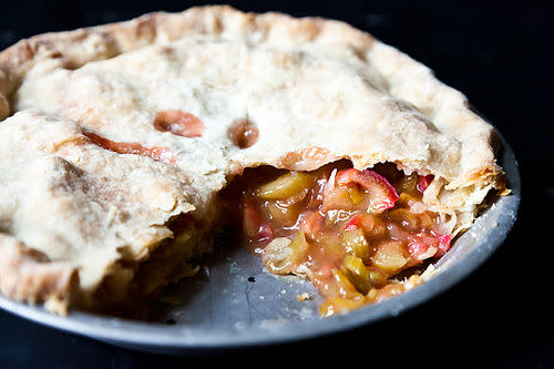 Anne Dimock's Straight-Up Rhubarb Pie