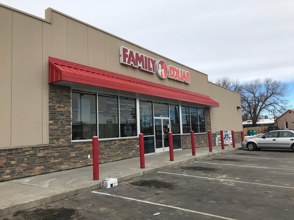 It was business as usual at Wellington's Family Dollar Tuesday afternoon, one day after a vehicle pursuit originating at the store ended with an officer-involved shooting along Interstate 25.