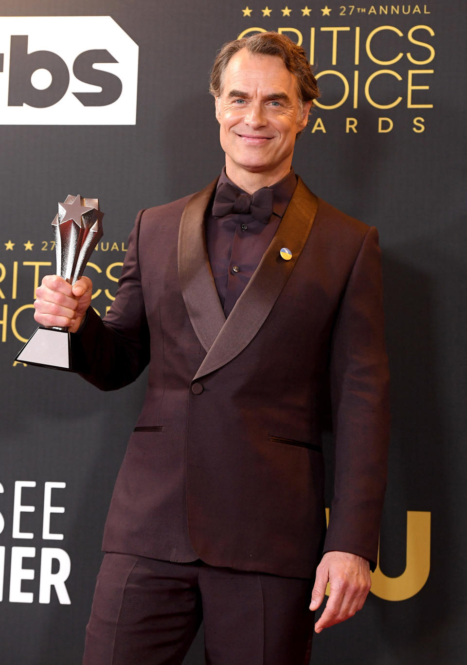 Murray Bartlett poses at the 27th Annual Critics Choice Awards in 2022