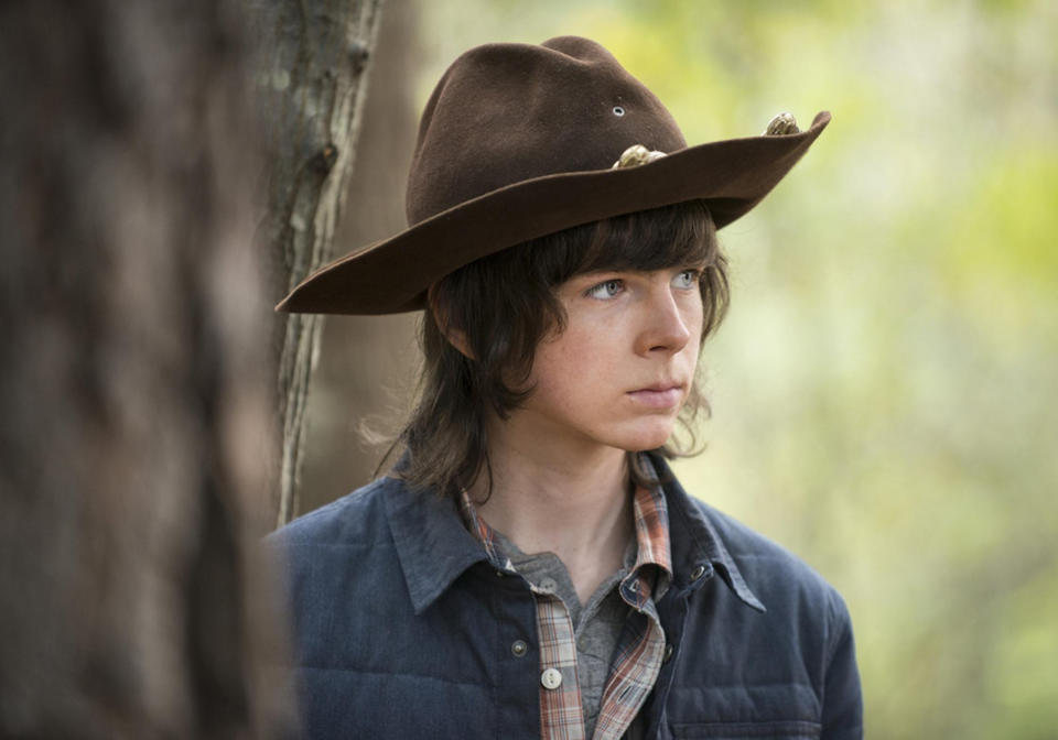 Chandler Riggs as Carl in ‘The Walking Dead’ (Photo: AMC)