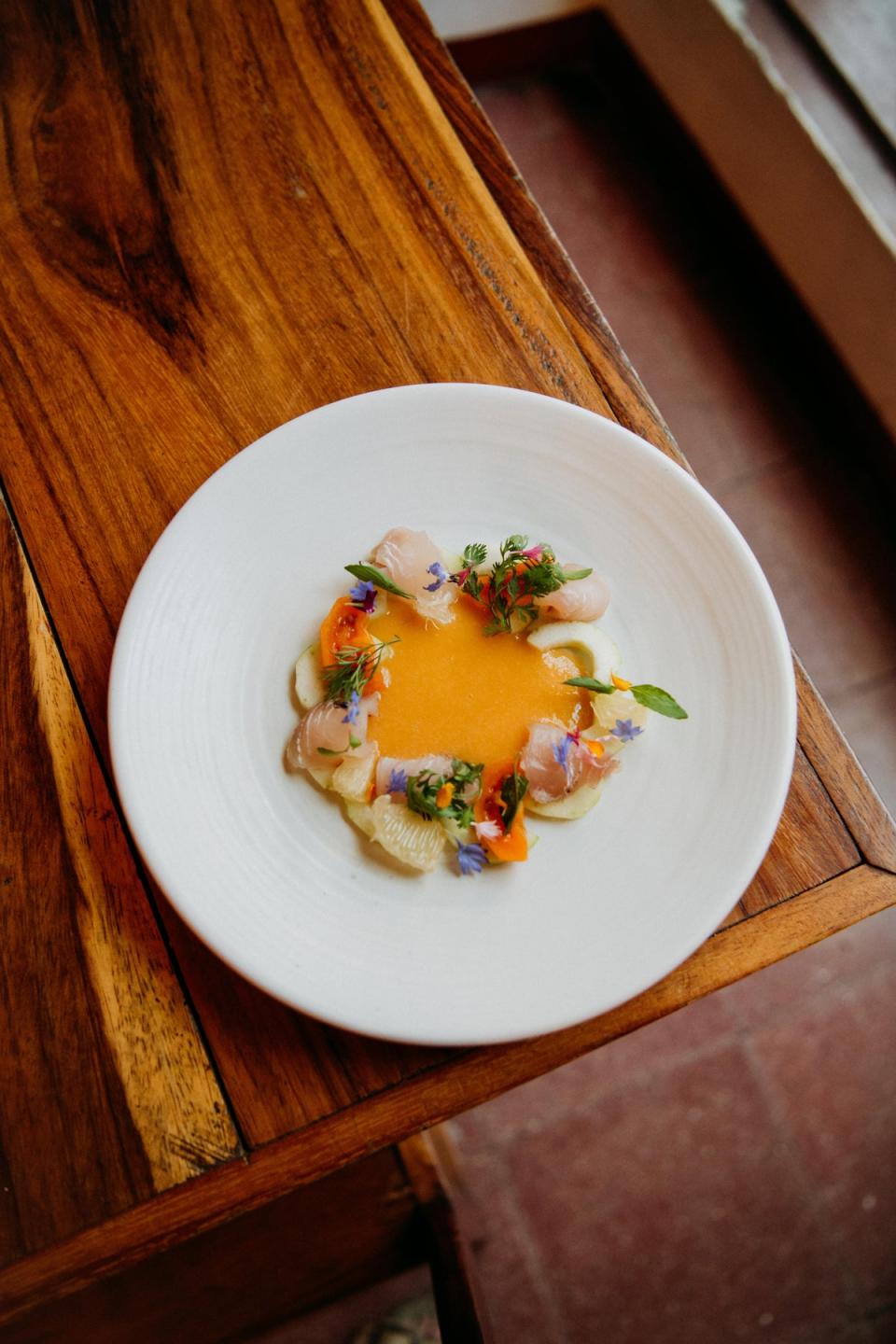 Life on pause: Cavita’s food includes the likes of this mahi mahi ceviche (Amber Breitenberg)