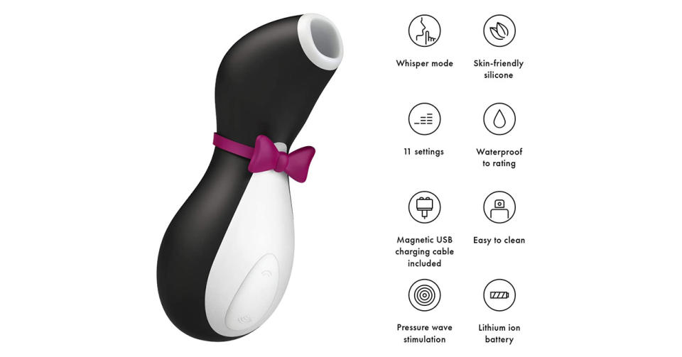 El Satisfyer Penguin lo tiene todo - Foto: Amazon.com.mx