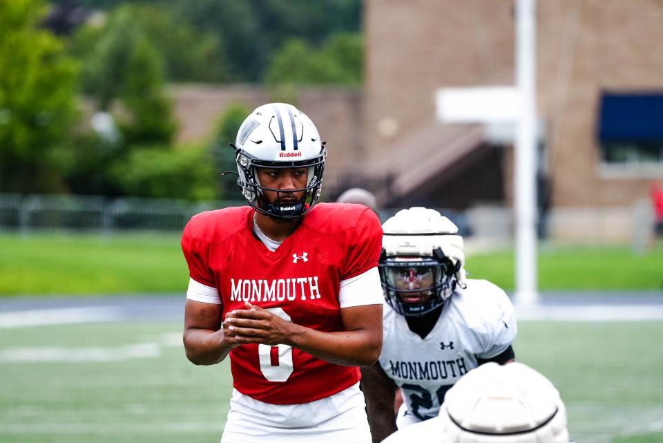 Marquez McCray, a graduate transfer from Sacred Heart, will be Monmouth's starting quarterback when the 2023 season opens.