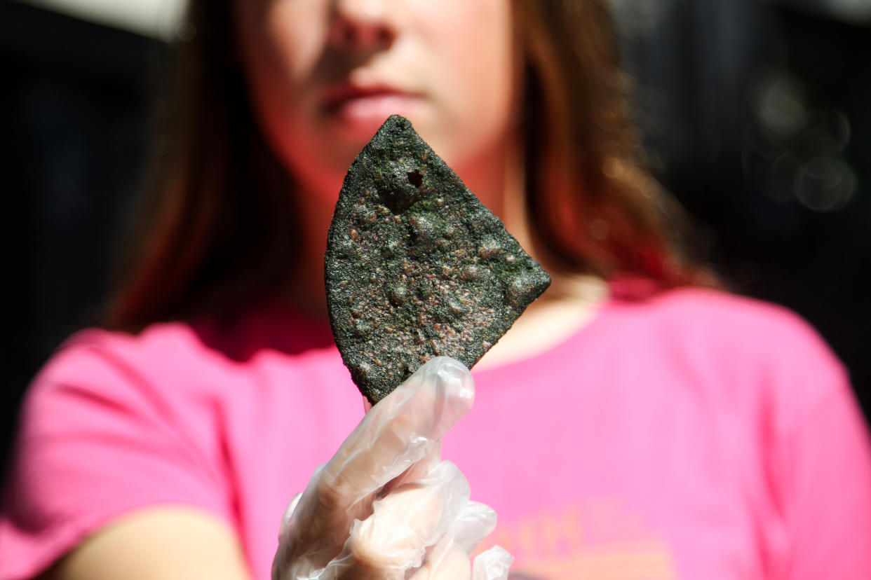 The Paqui chip. (Sarah Dussault / The Mercury News via Getty Images file)