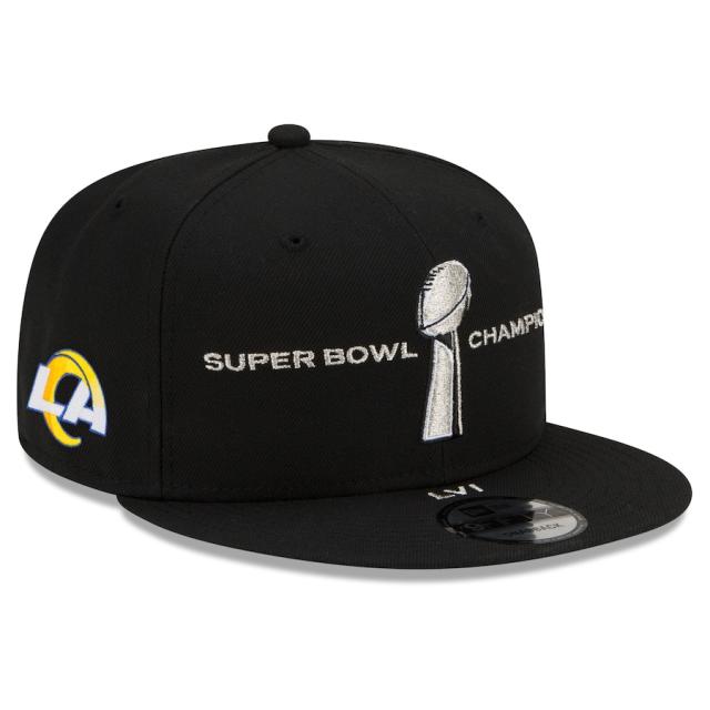 Start your Rams Super Bowl LVI champions merch haul with a new hat