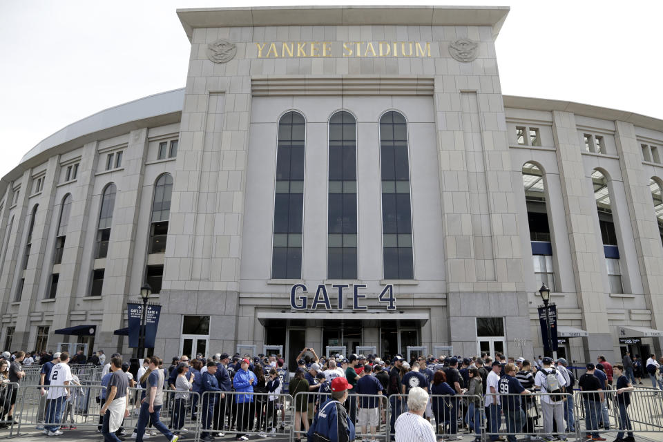 The New York Yankees are on pace to avoid MLB’s luxury tax this season, the first time since it was implemented in 2003. (AP Photo/Seth Wenig)
