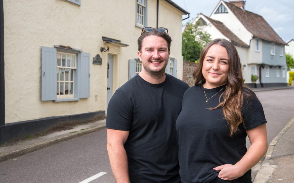 Sophie Parkin and her fiancé, Jonathan Irving - Tony Buckingham