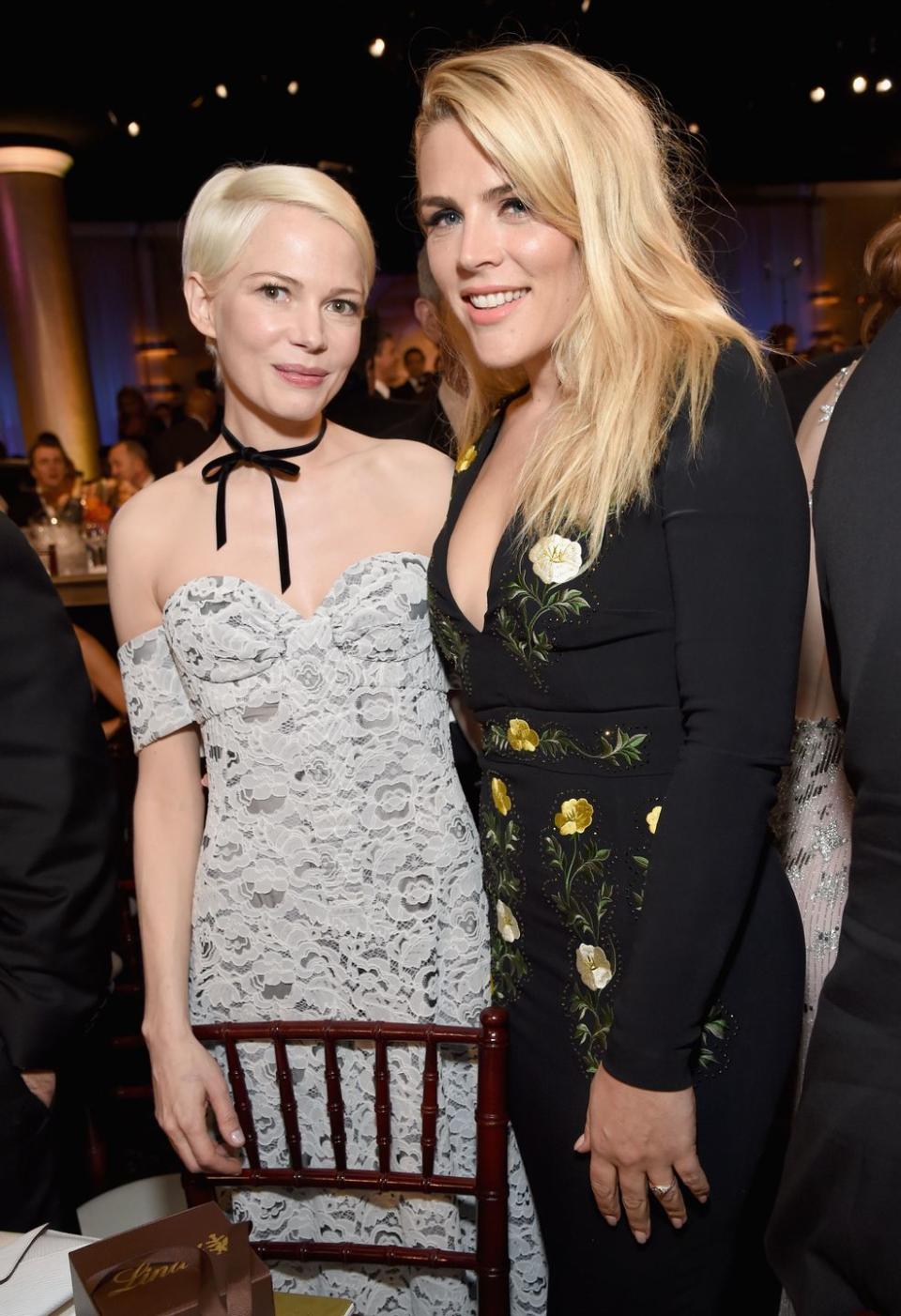 Michelle Williams and Busy Philipps