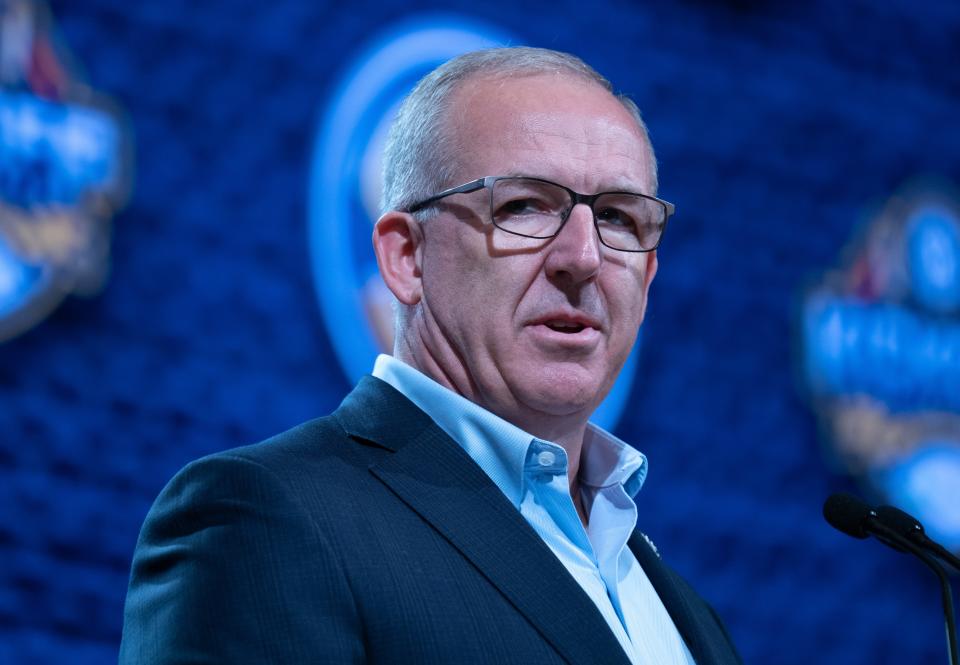 SEC Commissioner Greg Sankey, speaking at the start of SEC football media days Monday, emphasized his desire for federal laws that would provide uniformity regarding NIL rules.