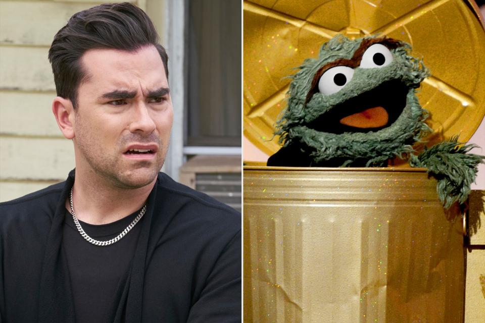 Dan Levy on 'Schitt's Creek'; Oscar the Grouch