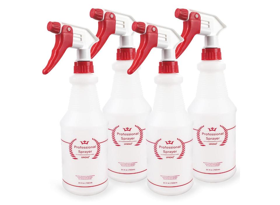 A set of heavy-duty spray bottles from Uineko