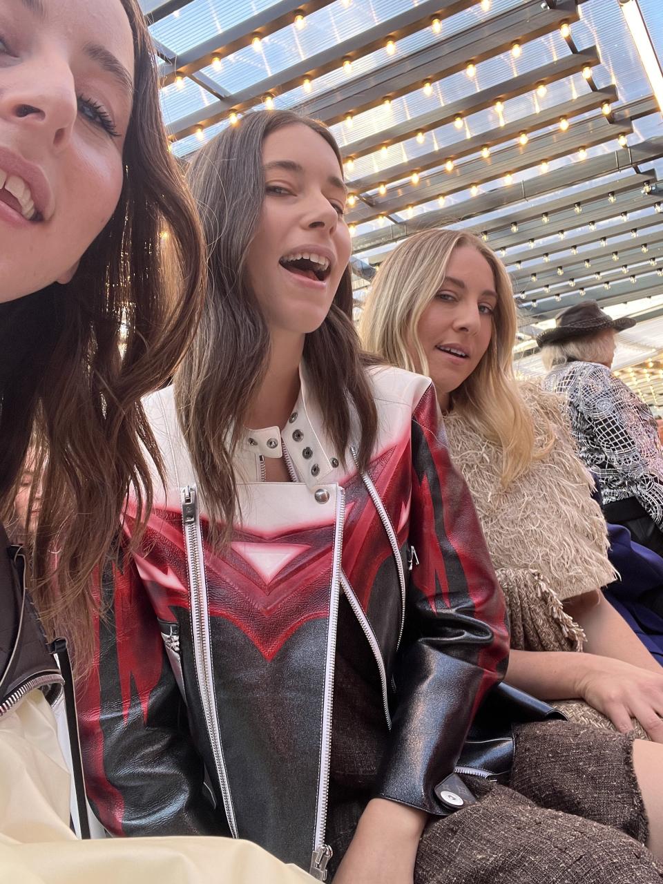 The Haim Sisters Share Photo Diary from the PFW Louis Vuitton Show