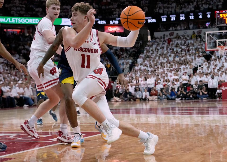 Max Klesmit is among the Wisconsin players who are excited for the team's trip to L.A. in January for a pair of Big Ten games.