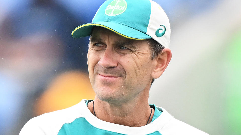 After months of speculation about Justin Langer's future as head coach of Australia, the former Test opener opted to resign on Saturday morning. (Photo by Steve Bell/Getty Images)