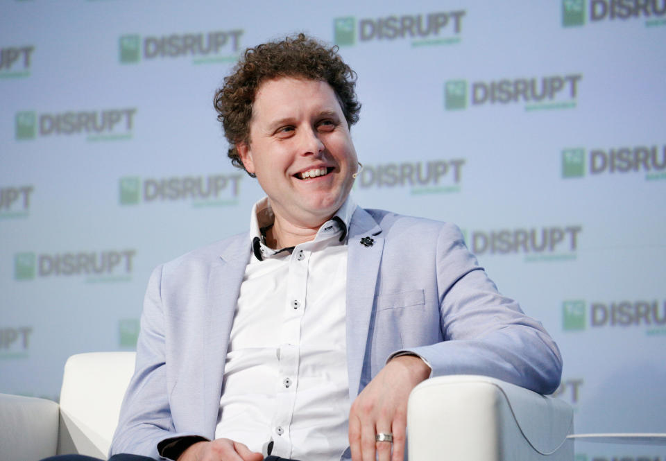 Peter Beck, founder and CEO of Rocket Lab, speaks onstage during Day 1 of TechCrunch Disrupt SF 2018 at Moscone Center on September 5, 2018 in San Francisco, California.