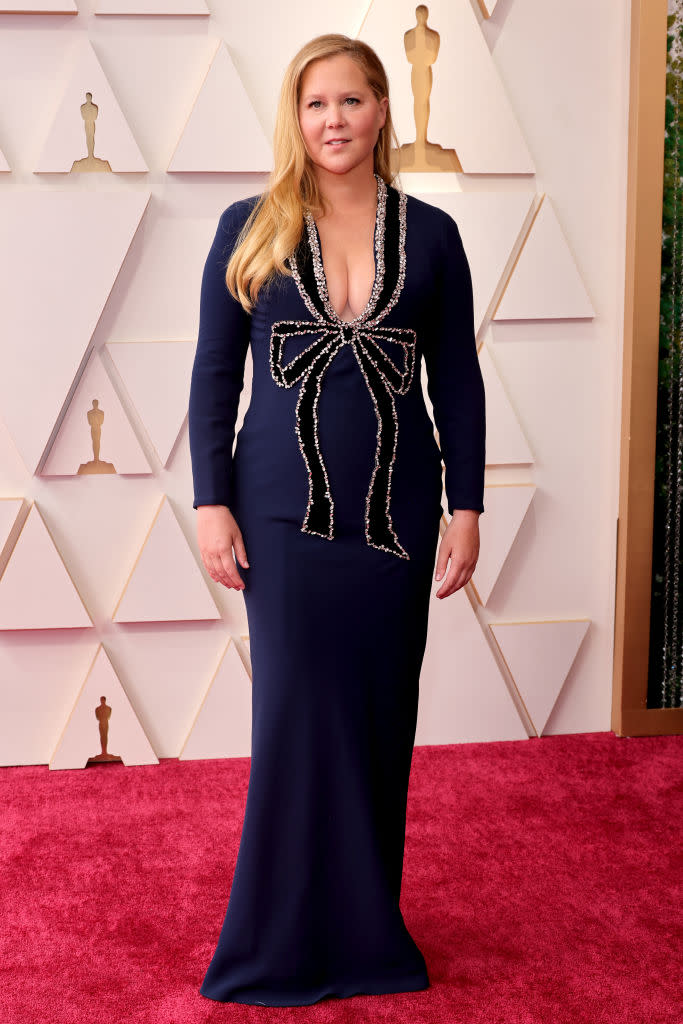 Amy Schumer attends the 94th Academy Awards on March 27 at the Dolby Theatre in Los Angeles. (Photo: Momodu Mansaray/Getty Images)