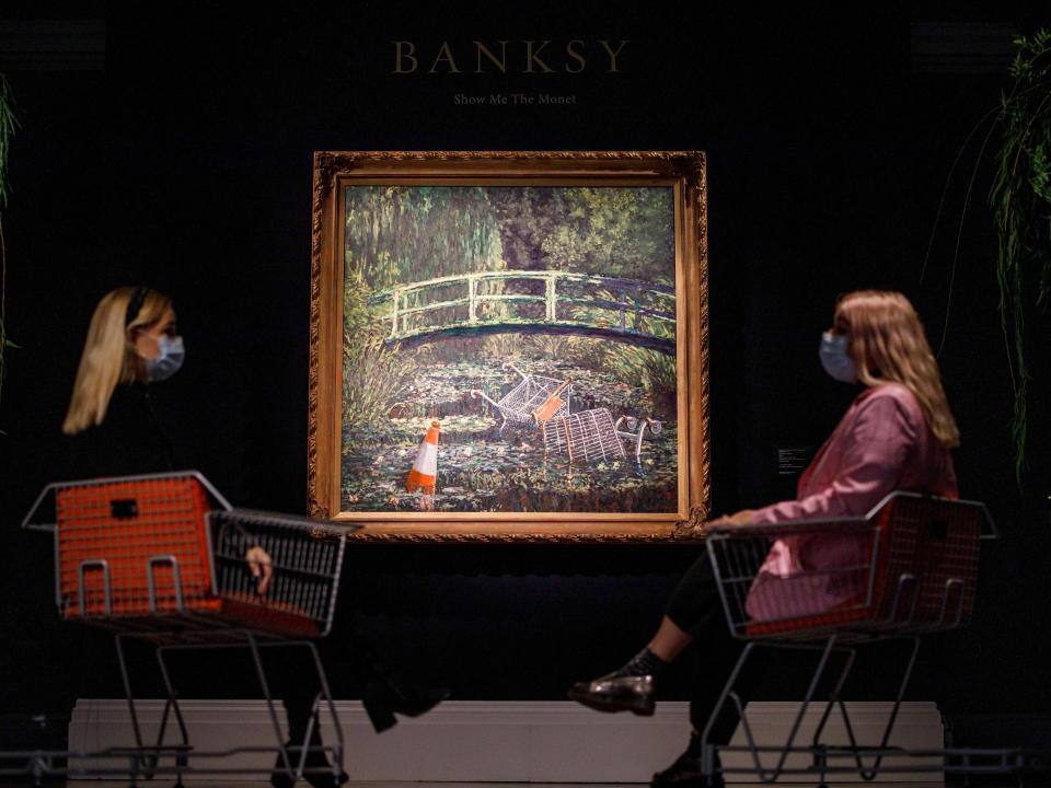 ‘Show Me the Monet’ on display at Sotheby’s, LondonGetty Images/Tolga Akmen