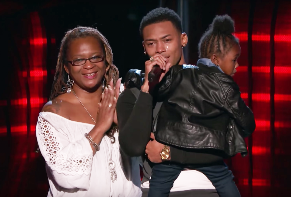 Malik Davage and family (photo: NBC)