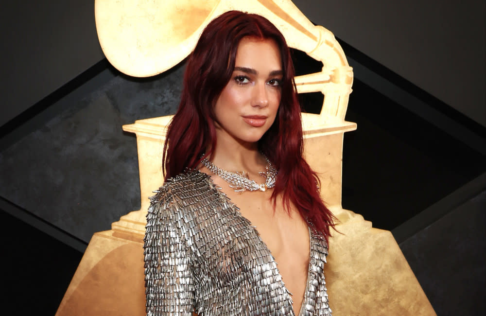 Dua Lipa at the Grammy Awards credit:Bang Showbiz