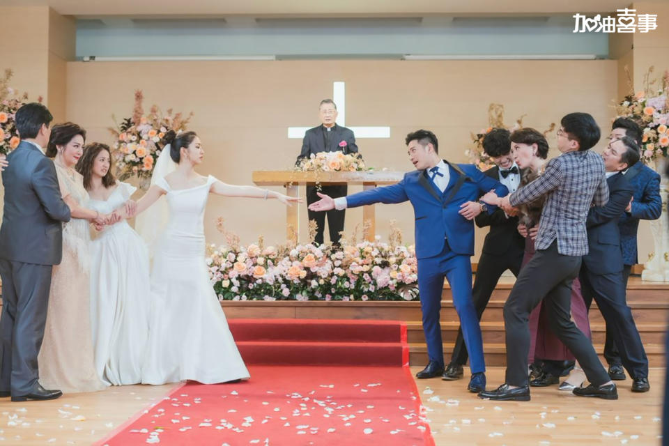 ▲因雙方母親的恩怨，周曉涵、周孝安為結婚費盡千辛萬苦。